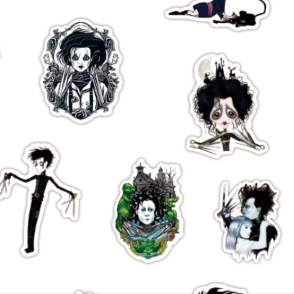 10 Edward scissor hands stickers - Picture 3 of 9